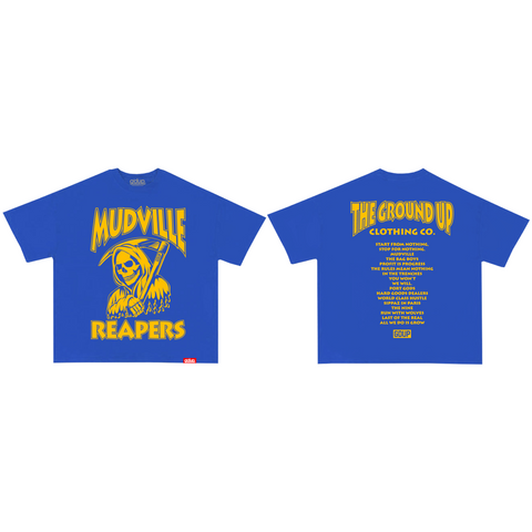 "Mudville Reapers" Royal Oversized Tee