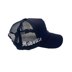"Mudville" Navy Trucker Hat