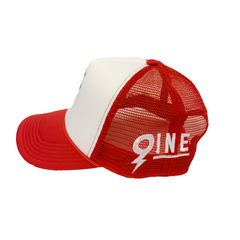 "Mudville" Red/White Trucker Hat
