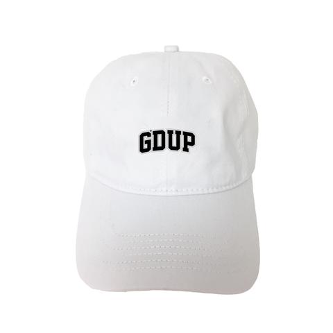 "GDUP Varsity" White Unstructured Hat