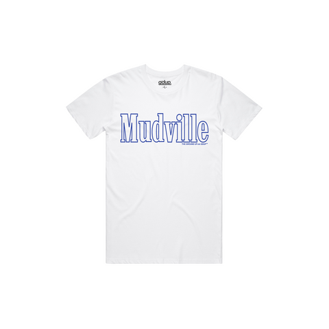 "Mudville" Royal Outline Tee